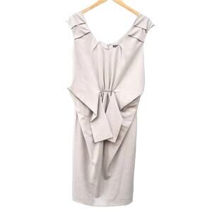Magaschoni | Sleeve Less Geometric Dress Grey